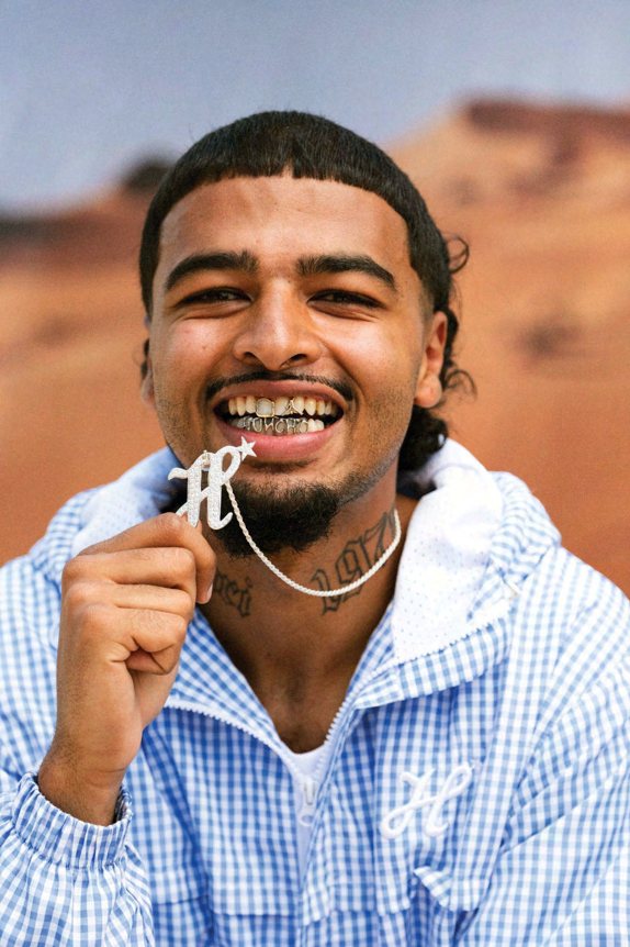 Gingham, smiling — Psycho Moustache