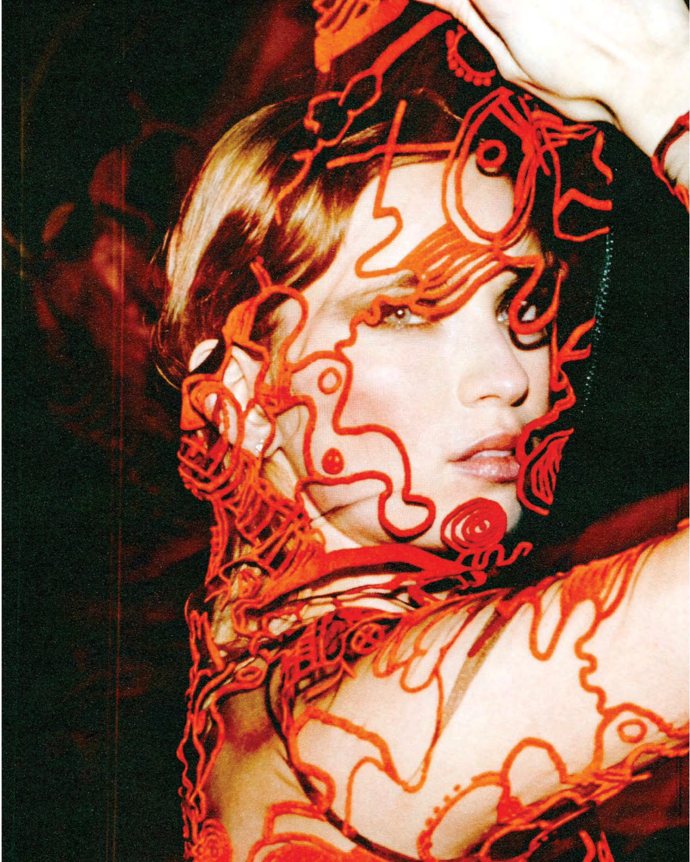 Drawn in red — Psycho Moustache